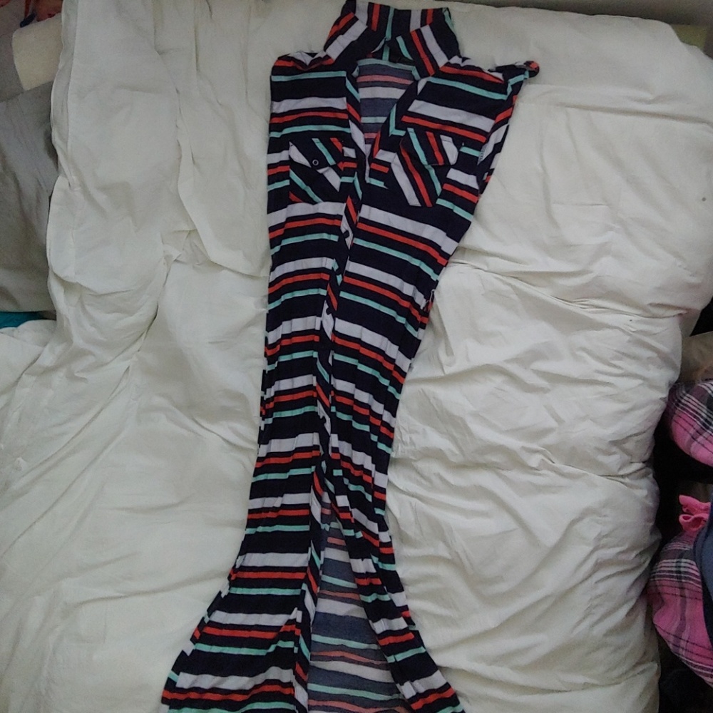 Striped maxi dress